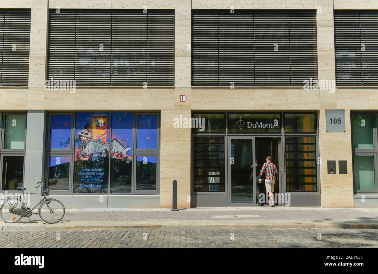 Redaktion Berliner Zeitung, Alte Jakobstraße, nel quartiere Mitte di Berlino, Deutschland Foto Stock