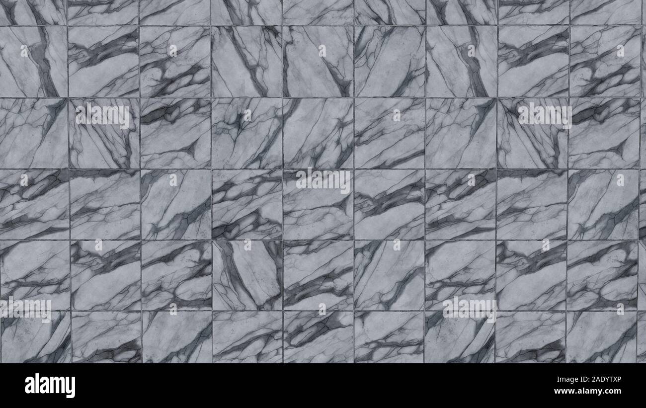 Texture di sfondo immagine di wc parete ricoperta da grigio a bianco piastrelle. Foto Stock
