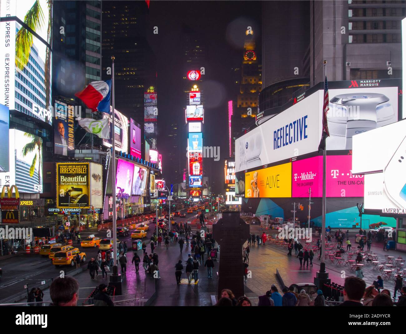 Times Square, New York Foto Stock