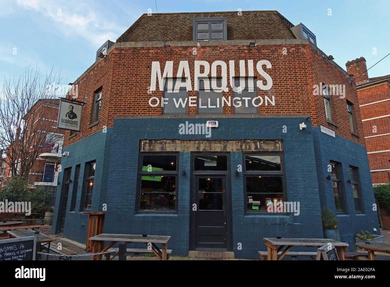 Marquis of Wellington,pub,21 Druid St, Bermondsey, Londra,Inghilterra,UK, SE1 2HH - Arthur Wellesley Foto Stock