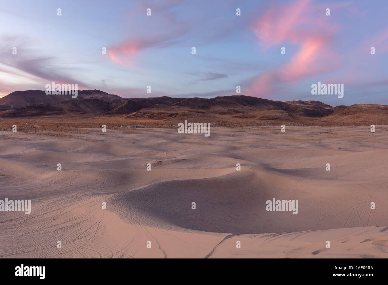 Le dune di sabbia in Nevada settentrionale Foto Stock