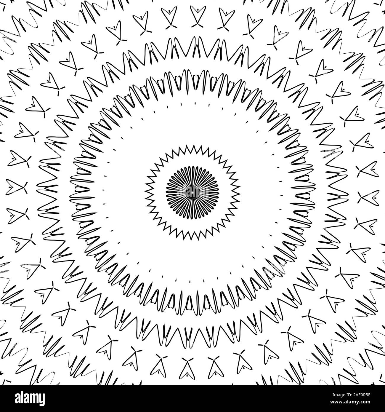 DISEGNI COLORATI ASTRATTI GEOMERTIC DI ALTA QUALITÀ Foto Stock