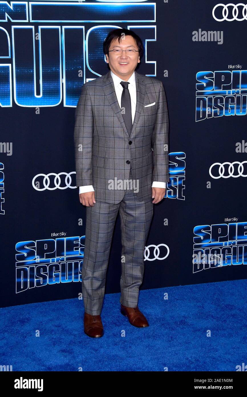 Masi Oka presso il world premiere del film "torte in Disguise / Spies Undercover - una selvaggia trasformazione' al El Capitan theater. Los Angeles, 04.12.2019 | Utilizzo di tutto il mondo Foto Stock