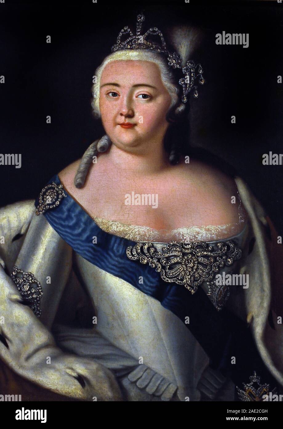 Zarina Elisabeth 1750-1800 , Gioielli di russo corte imperiale, XVIII-XIX secolo, la Russia. Foto Stock