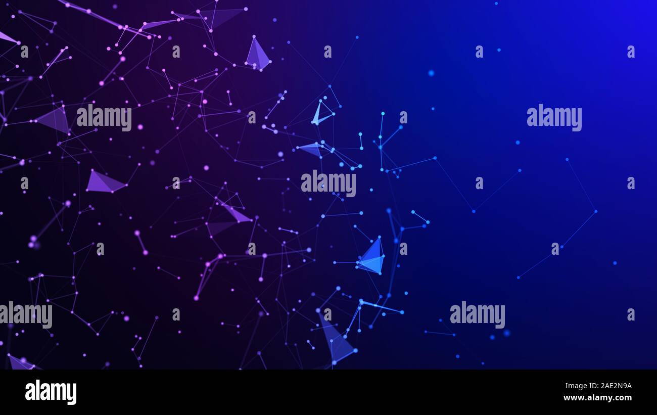 Concetto di rete, di comunicazione di internet. 3d'illustrazione. Foto Stock