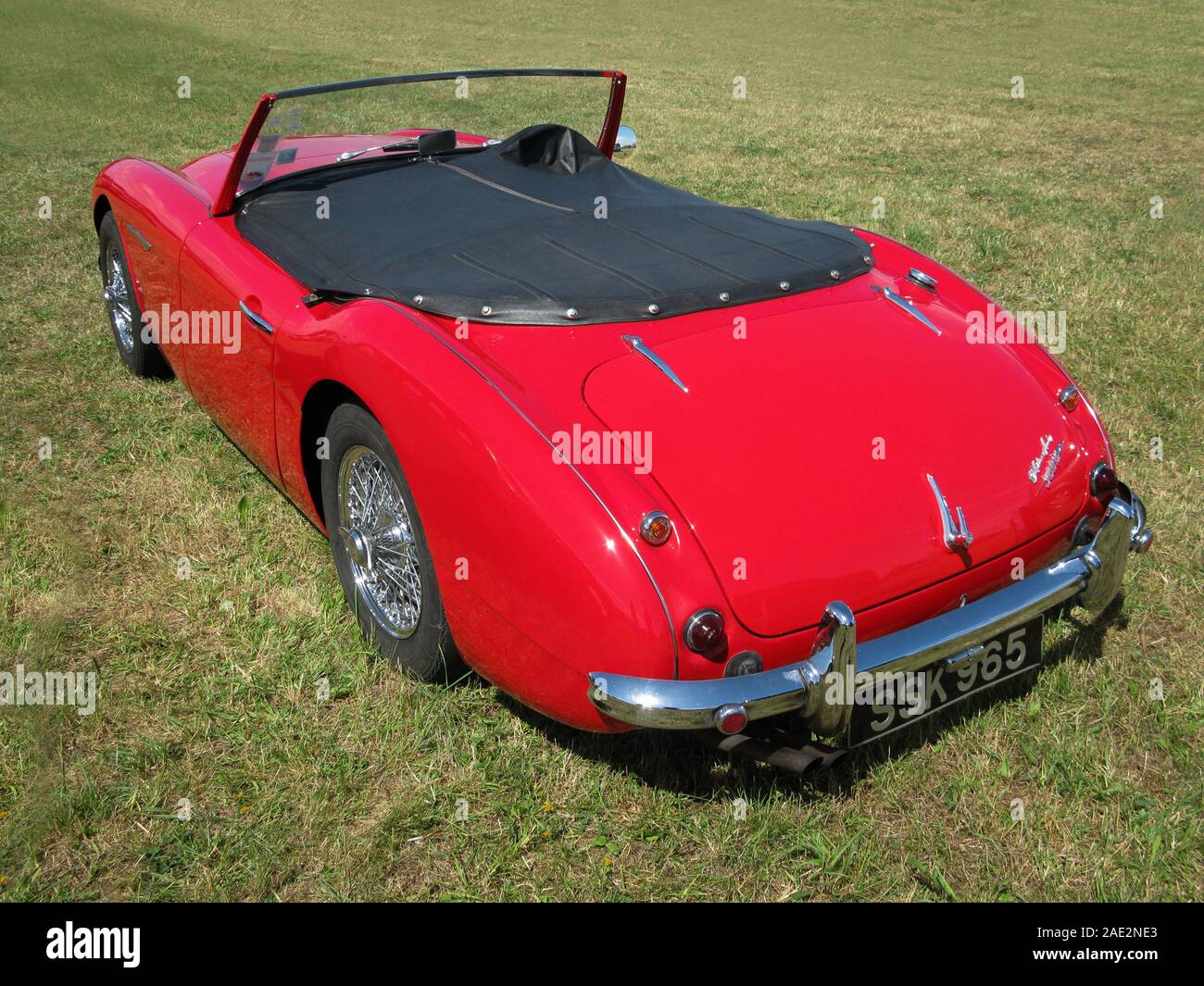 Austin-Healey 3000, il Big Healey britannico vettura sportiva. I corpi sono stati realizzati da Jensen Motors e assemblati da BMC (British Motor Corporation) Foto Stock