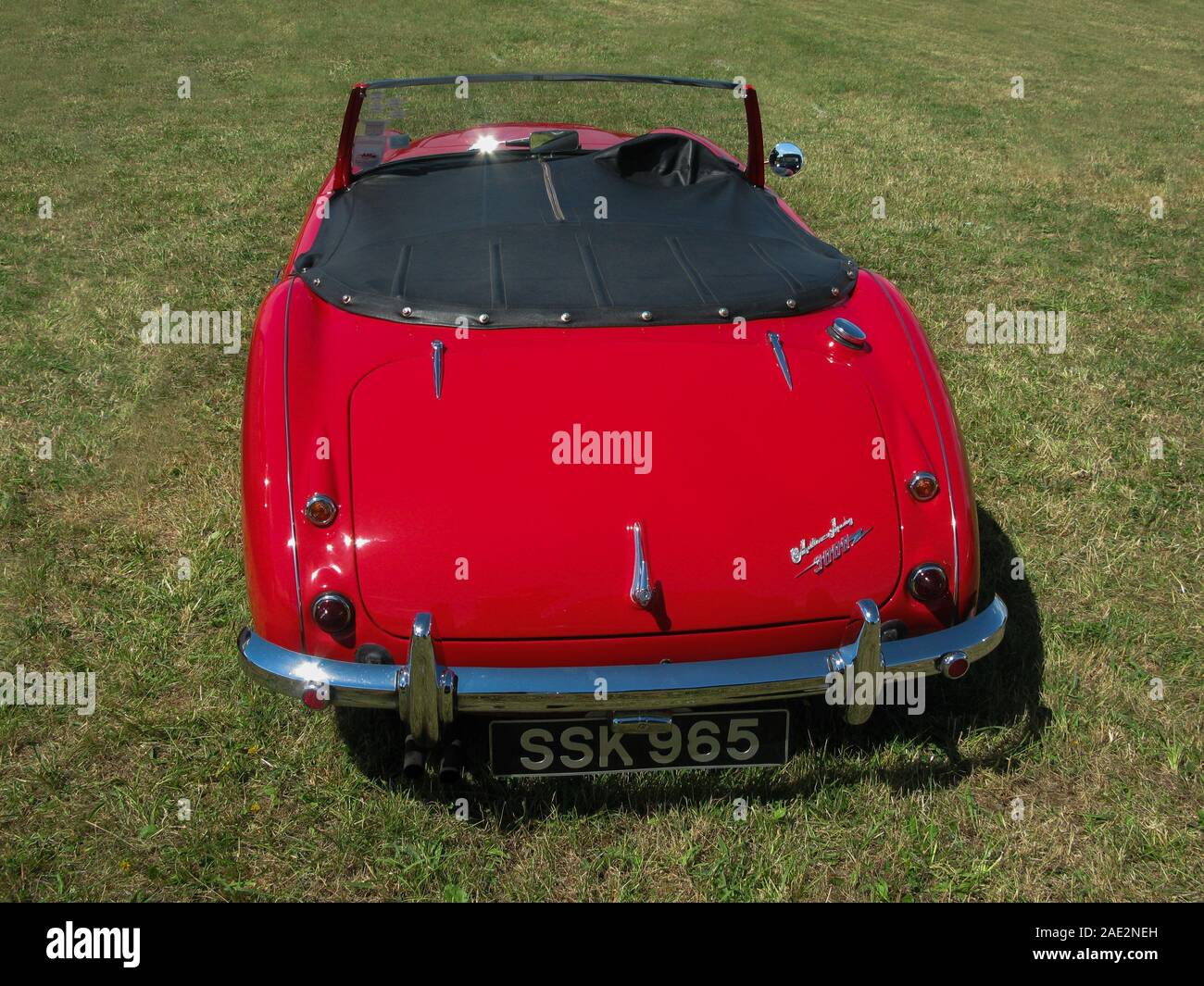 Austin-Healey 3000, il Big Healey britannico vettura sportiva. I corpi sono stati realizzati da Jensen Motors e assemblati da BMC (British Motor Corporation) Foto Stock