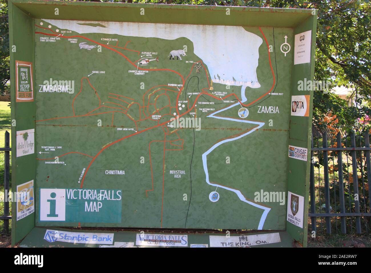 Victoria Falls Foto Stock
