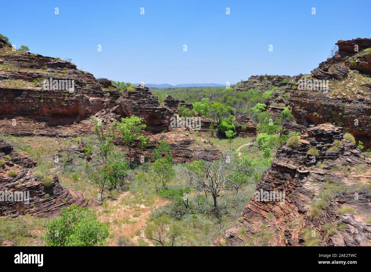 Mirima National Park (Hidden Valley), simile a pasticciare pasticciare, vicino a Kununurra, Australia occidentale, Australia Foto Stock