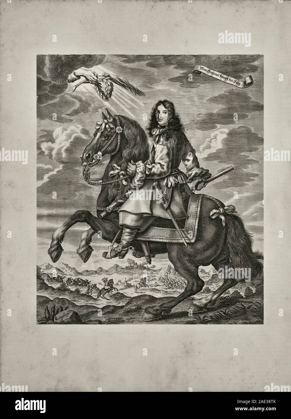 William III (Willem; 1650 - 1702), anche conosciuto come Guglielmo d Orange, era Principe Sovrano di Orange dalla nascita, Stadtholder di Olanda, Zeeland, Foto Stock