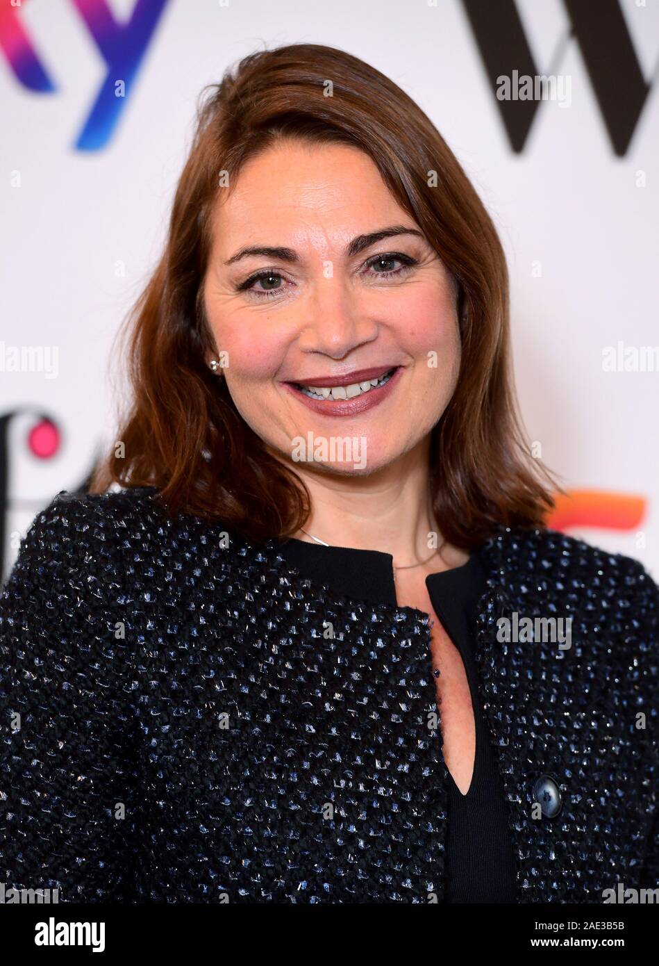 Katya Adler nella sala stampa della donne in Film e TV Awards 2019 presso l'Hilton Park Lane a Londra. Foto Stock