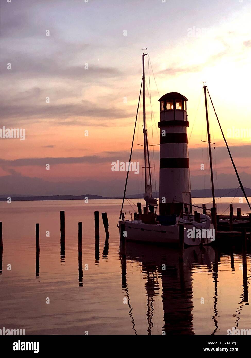 Podersdorf am See - Austria Foto Stock