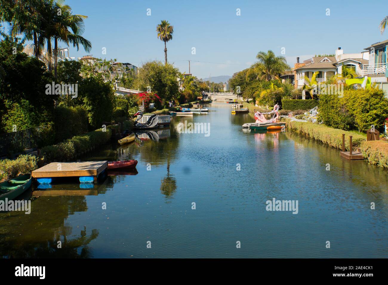 Canali di venezia LA Foto Stock