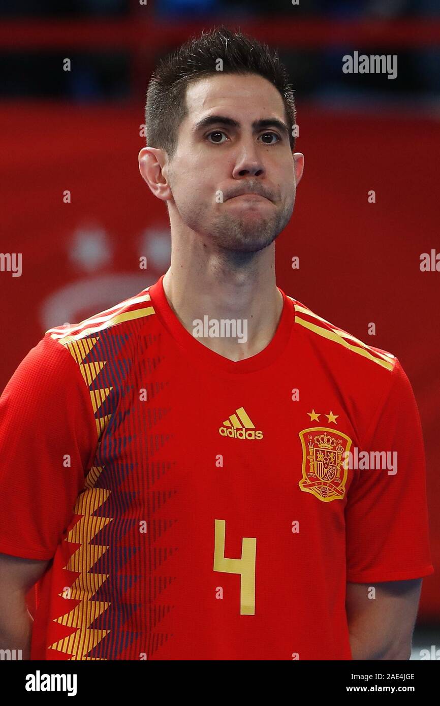 A Torrejon de Ardoz, Spagna. 3 dicembre, 2019. Bebe (ESP) Futsal : internazionale amichevole tra Spagna 9-1 Giappone presso il Pabellon Muncipal Jorge Garbajosa a Torrejon de Ardoz, Spagna . Credito: Mutsu Kawamori/AFLO/Alamy Live News Foto Stock