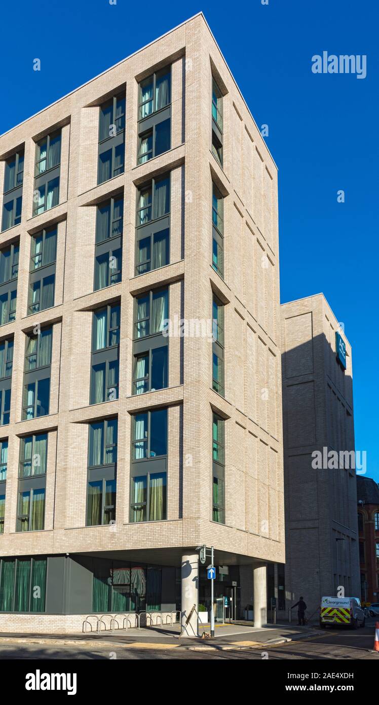 L'AC Hotel da Marriut, Mason Street, Manchester, Inghilterra, Regno Unito Foto Stock