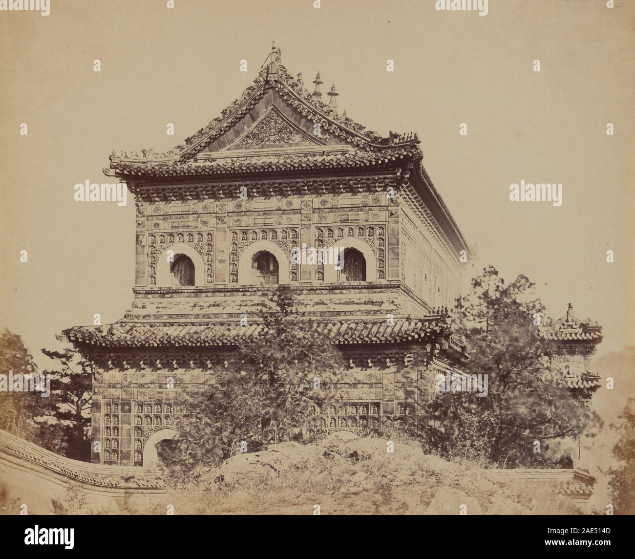 Il grande porcellana Imperiale Palace Yuen Yuen Min, Pekin, Ottobre 18, 1860; 1860data Felice Beato, il grande porcellana Imperiale Palace Yuen Yuen Min, Pekin, Ottobre 18, 1860, 1860 Foto Stock