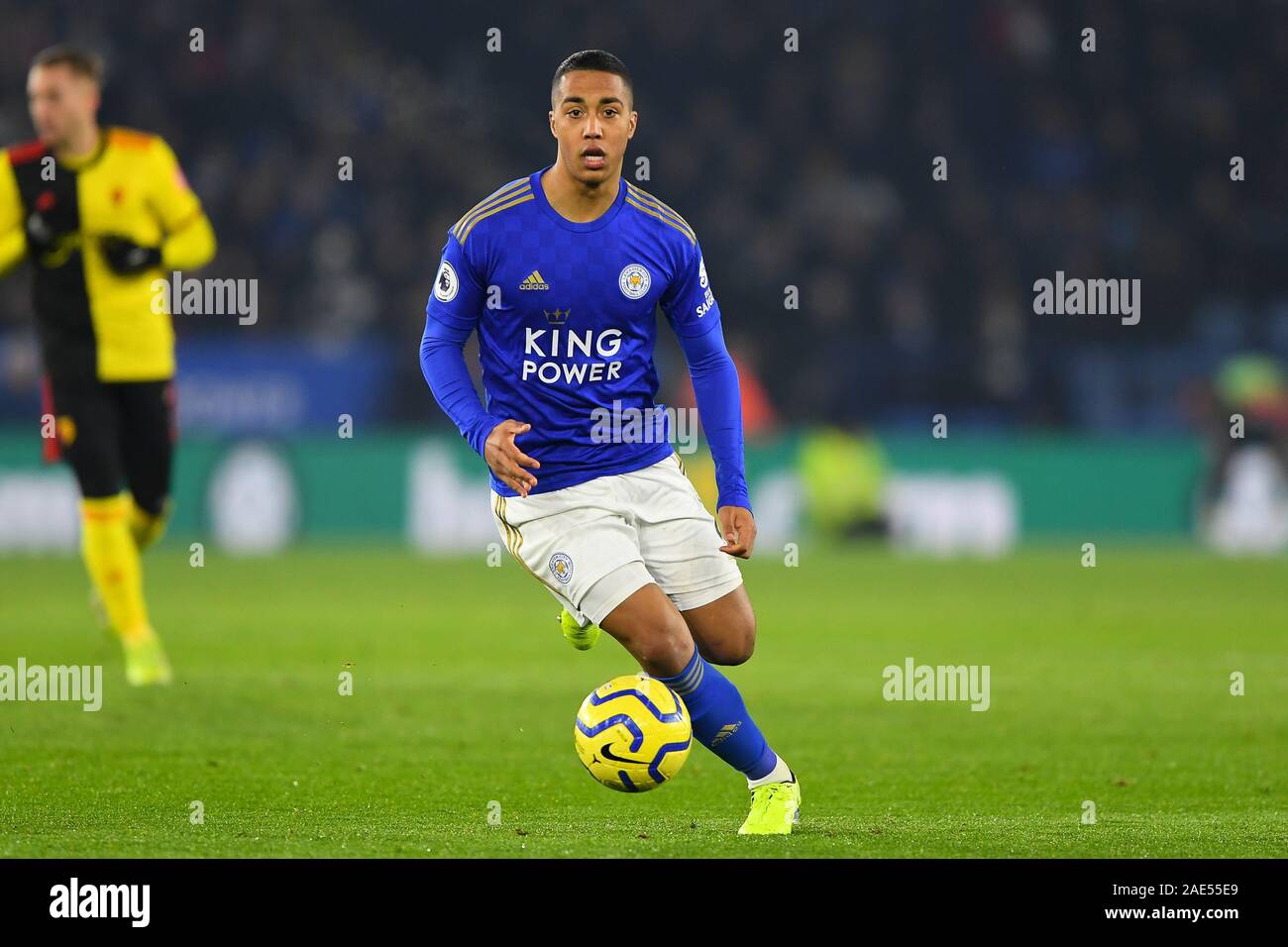 4 dicembre 2019, Re dello stadio di potenza, Leicester, Inghilterra; Premier League, Leicester City v Watford : Youri Tielemans (8) di Leicester City Credit: Jon Hobley/news immagini Foto Stock