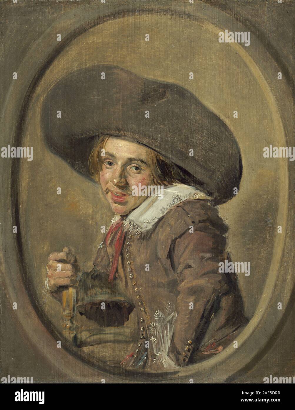 Un giovane uomo in un grande Hat; 1626/1629 Frans Hals, un giovane uomo in un grande cappello, 1626-1629 Foto Stock