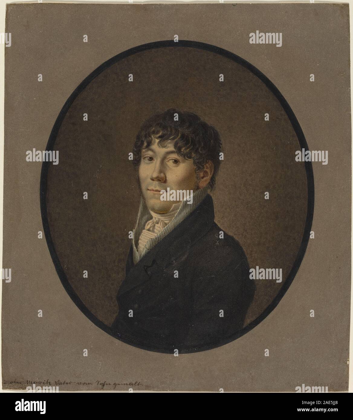 Ritratto dell'artista il padre Friedrich Wilhelm Moritz, ritratto dell'artista il padre Foto Stock