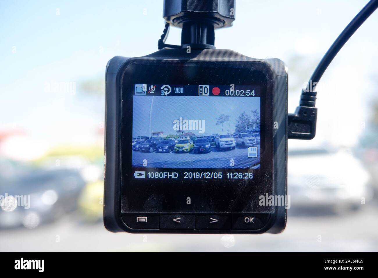 Auto telecamere di sorveglianza per la sicurezza di guida Foto Stock