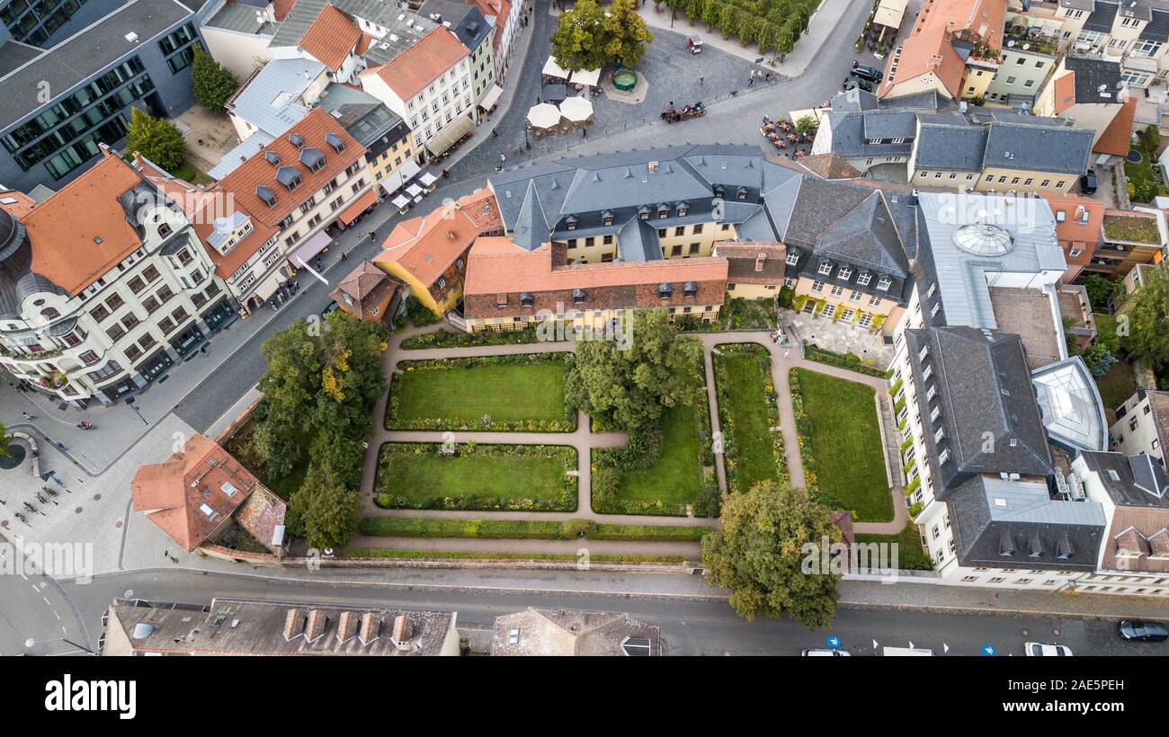 Goethe, Casa Goethes Wohnhaus, Weimar, Germania Foto Stock