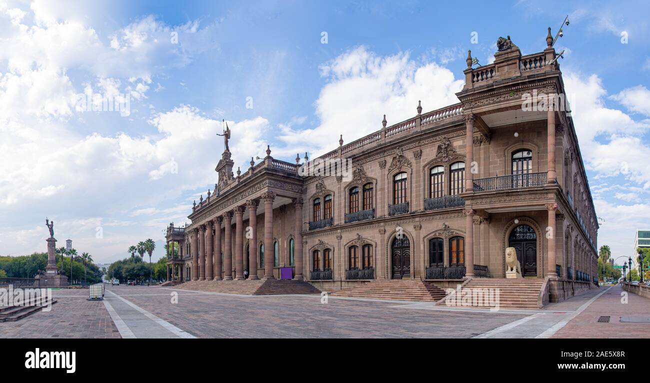 Palazzo del Governo di Nuevo León, stile neoclassico edificio, a Monterrey in Messico Foto Stock