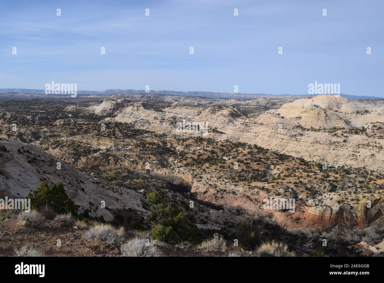 Viste dalla strada lungo la Scenic Byway Utah State Route 12. Foto Stock