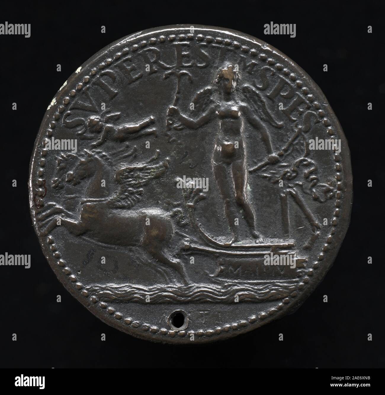 Speranza sulla prua di una nave Broken-Masted [Retromarcia] Antico, di speranza sulla prua di una nave Broken-Masted (retromarcia) Foto Stock