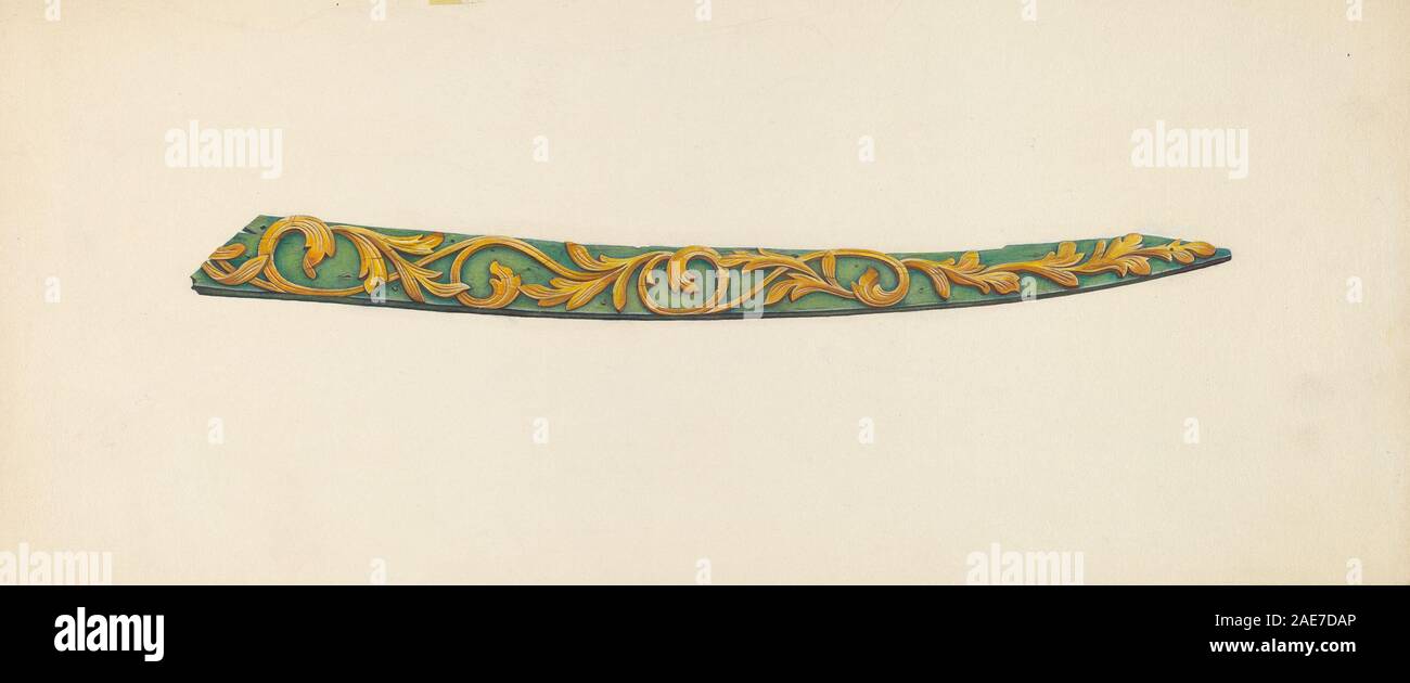 Scultura in legno dalla nave di prua; c. 1938 Beatrice DeKalb, sculture in legno dalla nave di prua, c 1938 Foto Stock