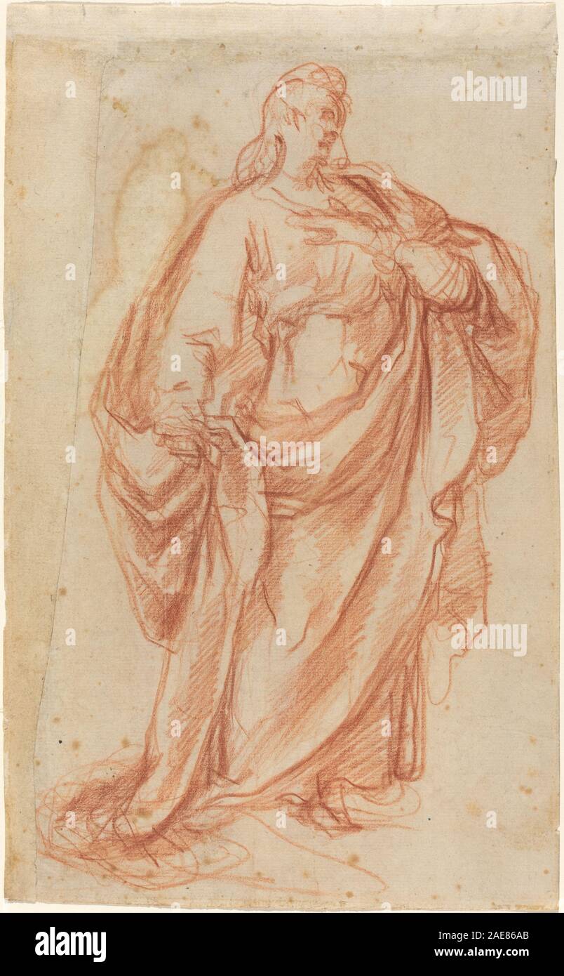 Prudenza [recto]; c. 1601 Cherubino Alberti, Prudenza (recto), c 1601 Foto Stock