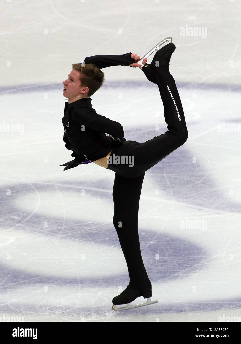 Torino, Italia, 07 dic 2019, andrei mozalev (junior uomini - Russia) durante l'ISU Grand Prix di Pattinaggio di Figura - Junior - Giorno 3 - Sport su ghiaccio - Credit: LPS/Claudio Benedetto/Alamy Live News Foto Stock