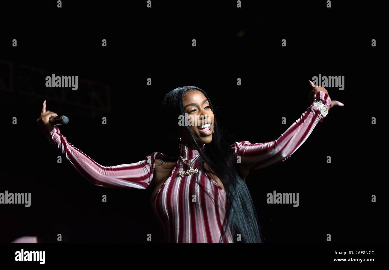 Dicembre 6, 2019, Norfolk, Virginia, Stati Uniti d'America: KASH Doll proviene dal Chartway Arena presso Old Dominion University di Norfolk, Virginia il 6 dicembre 2019. (Credito Immagine: © Jeff Moore/ZUMA filo) Foto Stock