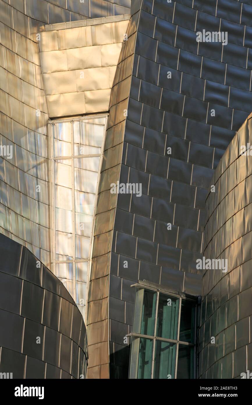 Museo Guggenheim, Bilbao, provincia di Biscaglia, Spagna Foto Stock