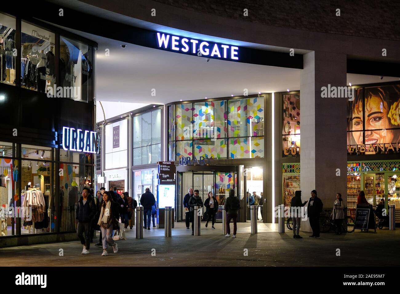 Westgate Shopping Center, Oxford, UK. Foto Stock