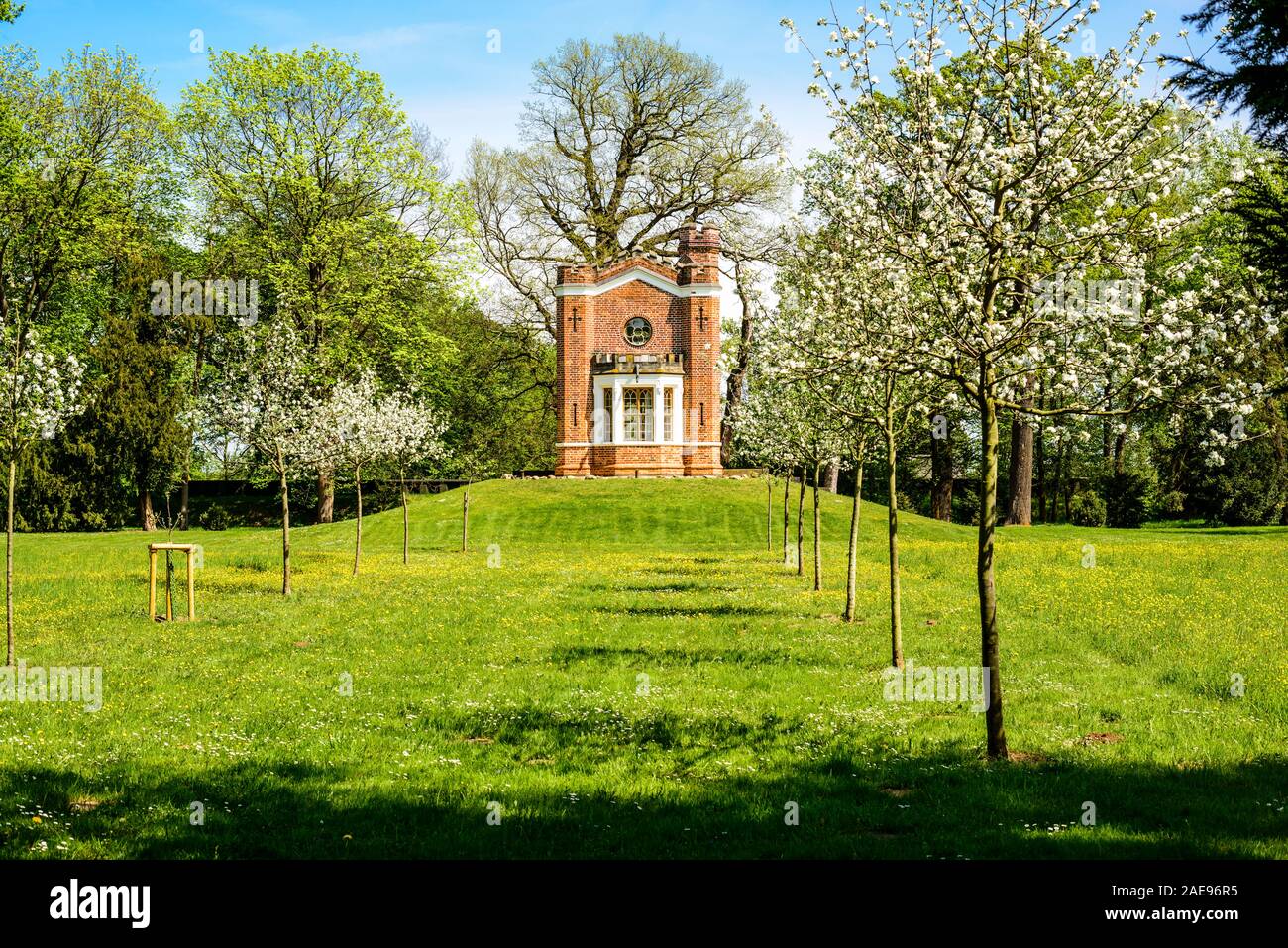 Luisium Park, Regno giardino di Dessau-Woerlitz, Sassonia-Anhalt, Germania Foto Stock