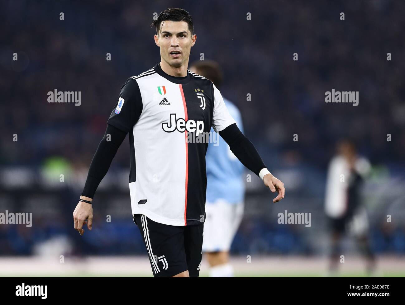 Stadio Olympico, Roma, Italia. Il 7 dicembre, 2019. Serie A CALCIO, Lazio contro la Juventus; Cristiano Ronaldo della Juventus - Editoriale usare carte di credito: Azione Plus sport/Alamy Live News Foto Stock