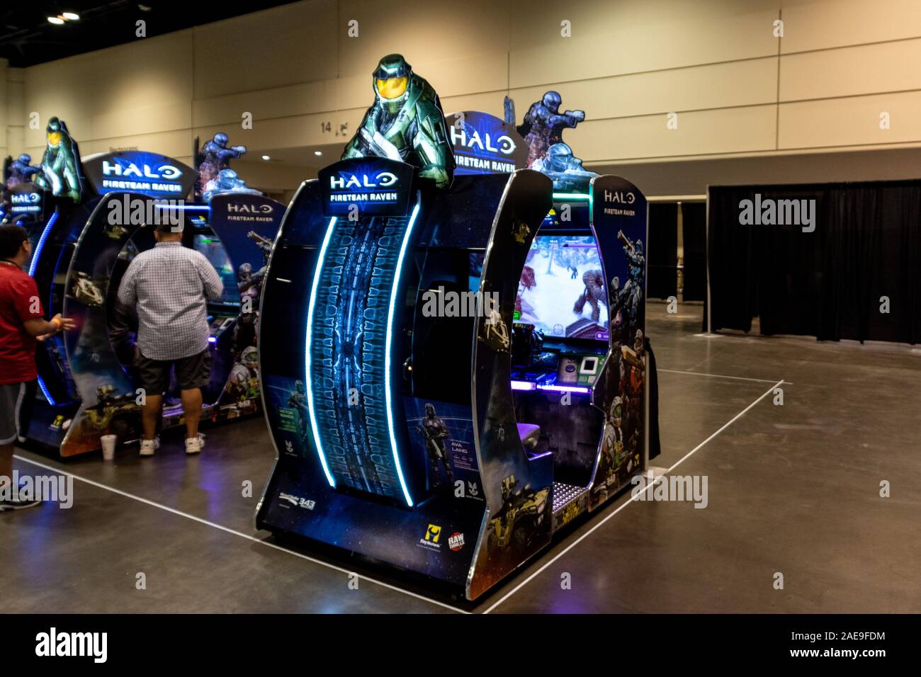 Microsoft Halo nuovo gioco arcade noto come Fireteam Raven Foto Stock