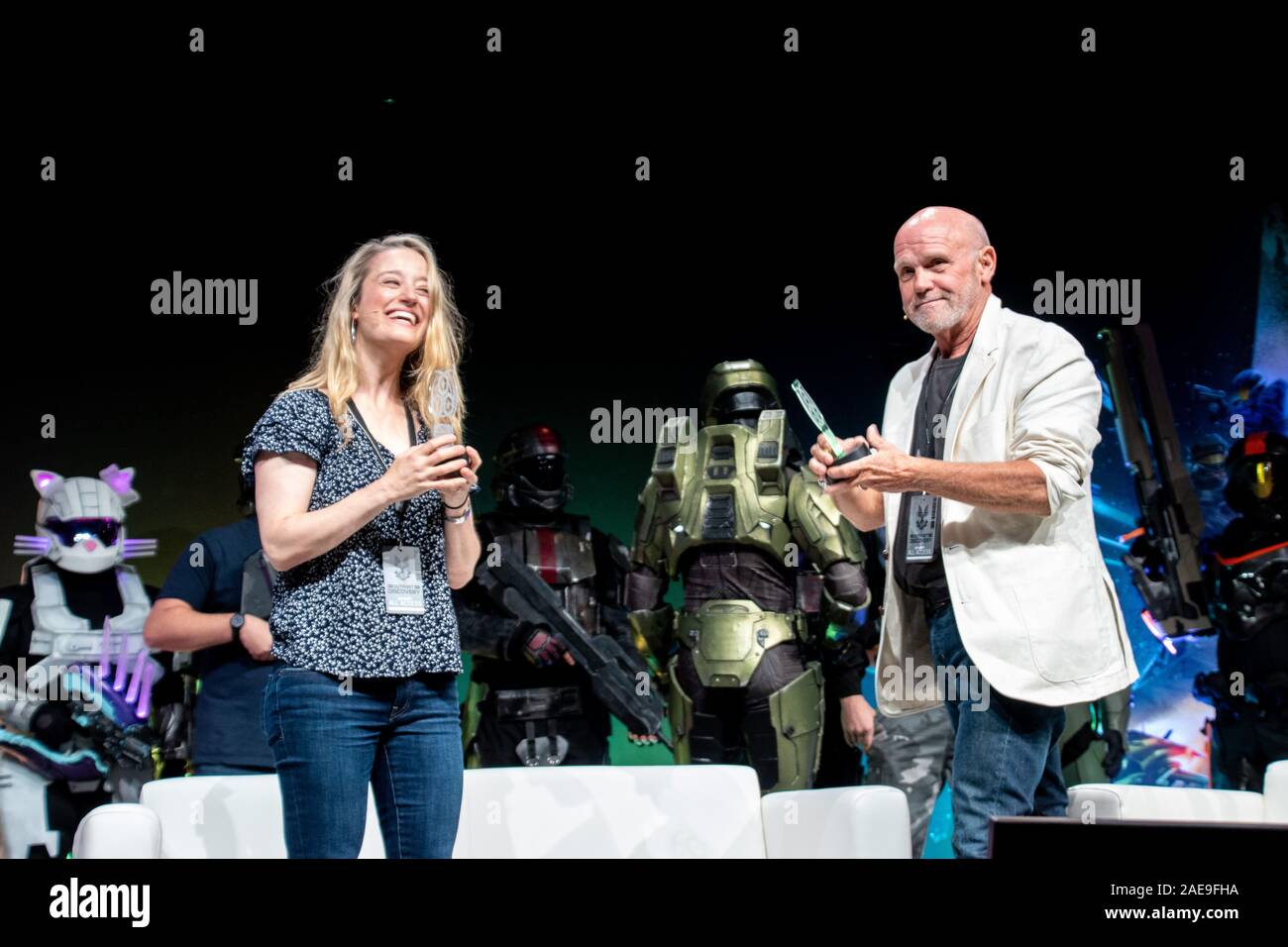 Alo avamposto scoperta, un evento utilizzato per visualizzare tutte le cose alo. Foto Stock