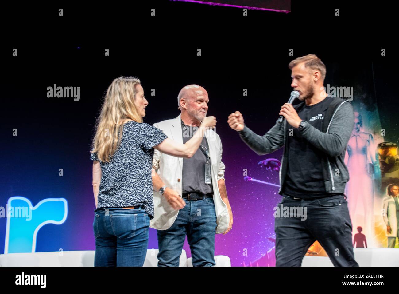 Alo avamposto scoperta, un evento utilizzato per visualizzare tutte le cose alo. Foto Stock
