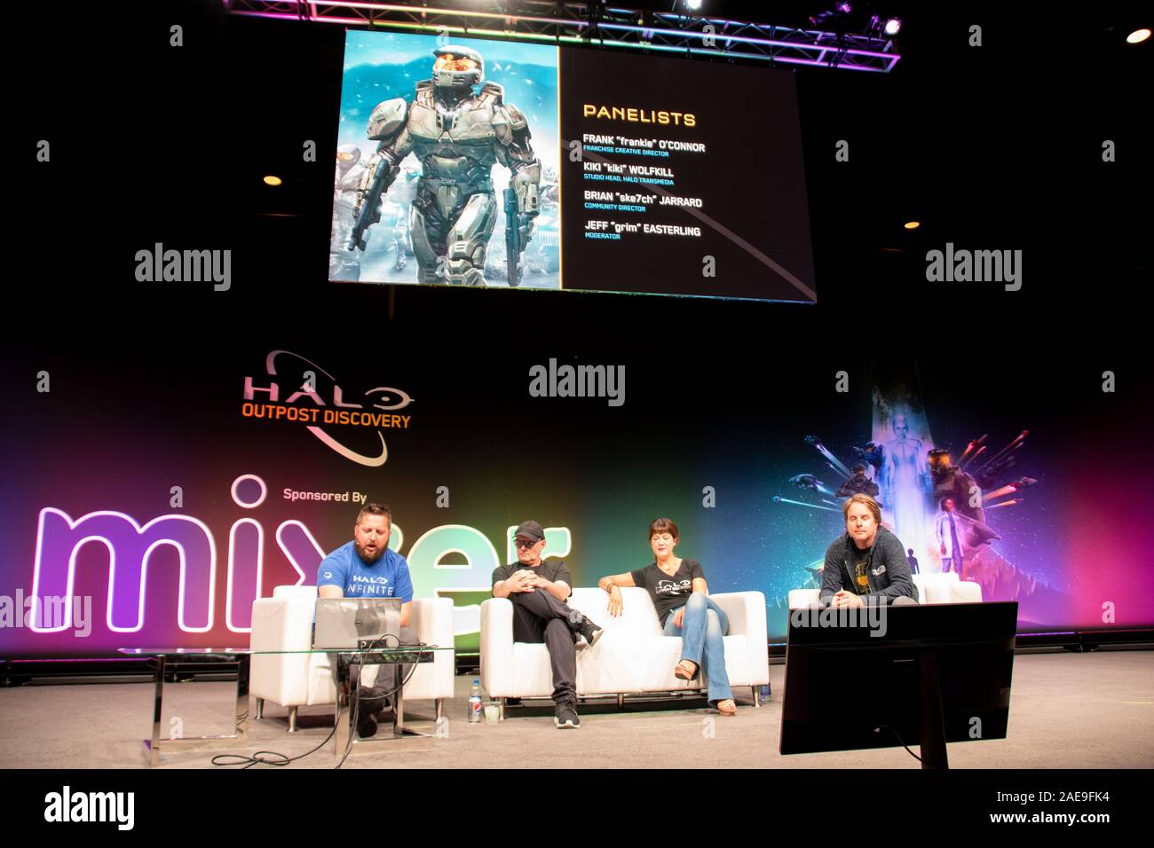 Alo avamposto scoperta, un evento utilizzato per visualizzare tutte le cose alo. Foto Stock