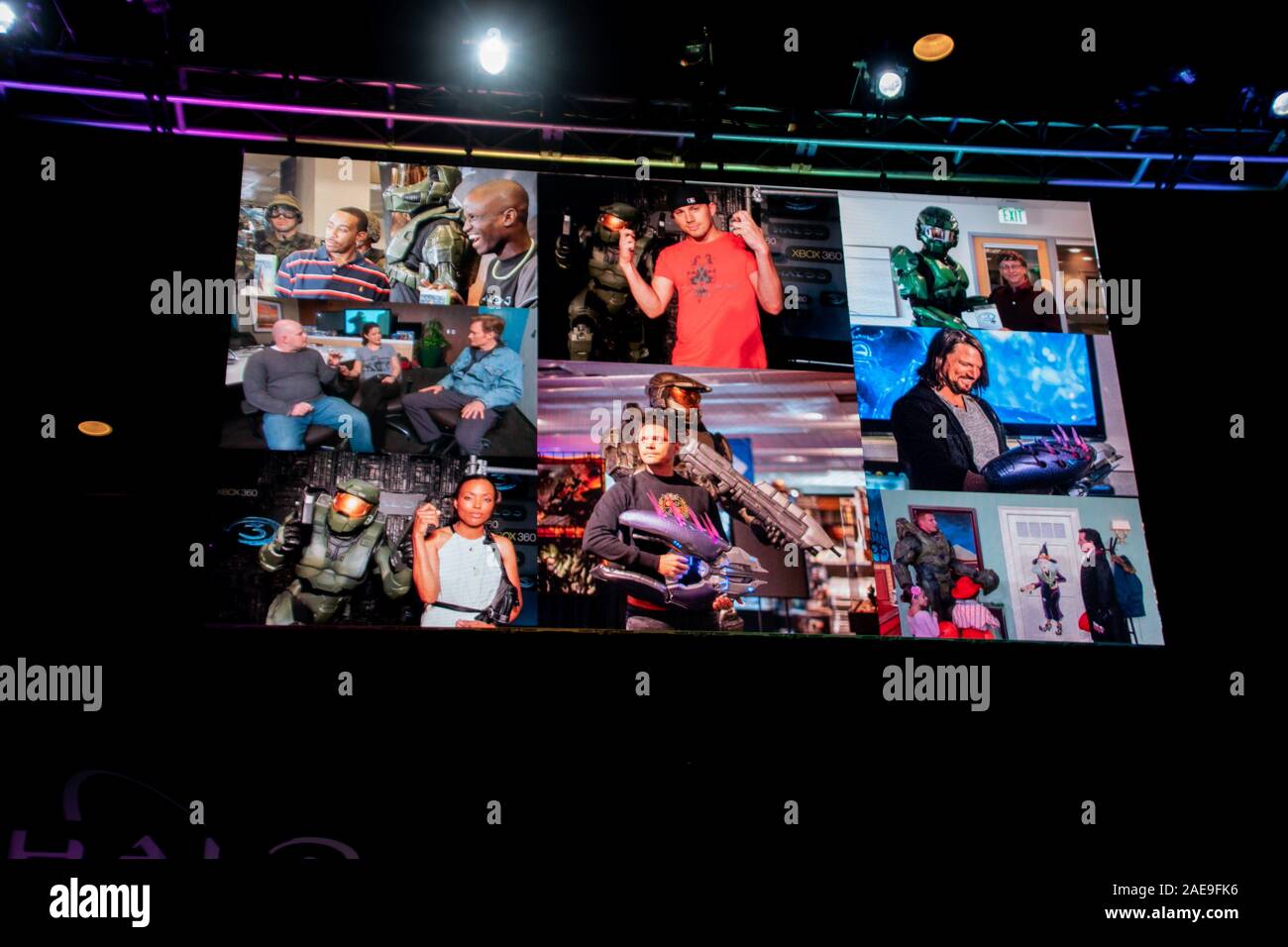 Alo avamposto scoperta, un evento utilizzato per visualizzare tutte le cose alo. Foto Stock