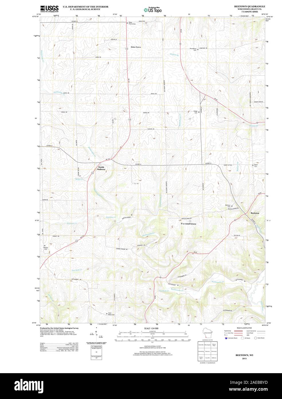 Mappa di beetown immagini e fotografie stock ad alta risoluzione Alamy