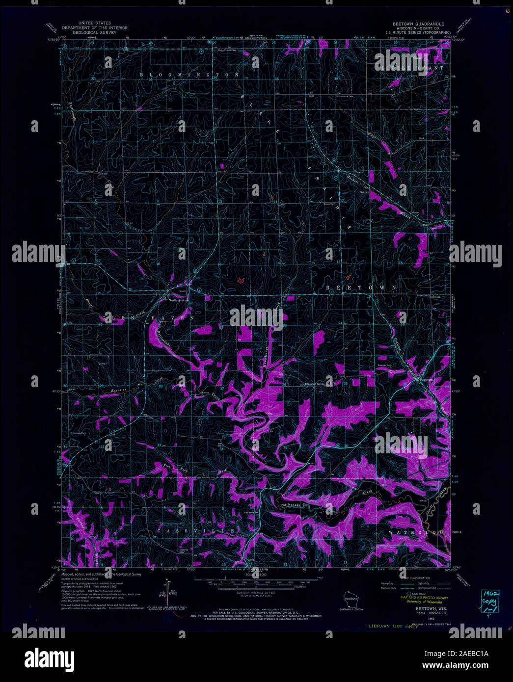 Mappa di beetown immagini e fotografie stock ad alta risoluzione Alamy