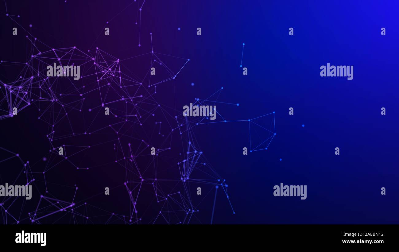 Concetto di rete, di comunicazione di internet. 3d'illustrazione. Foto Stock