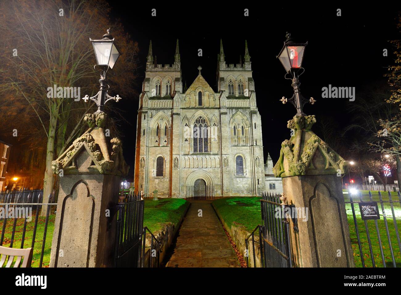 Selby Abbey nel North Yorkshire Foto Stock