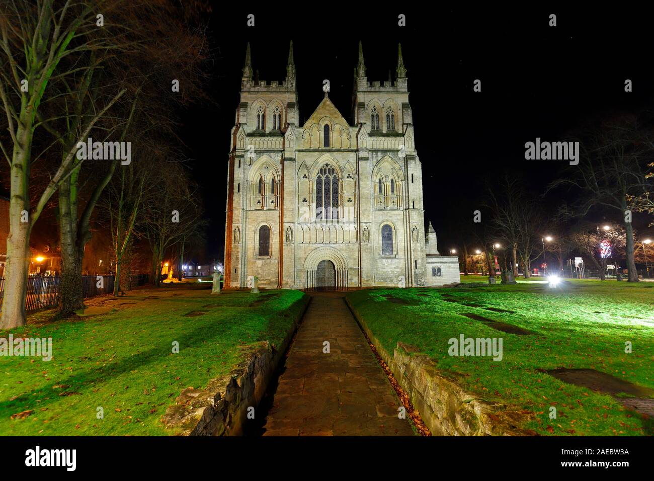 Selby Abbey nel North Yorkshire Foto Stock