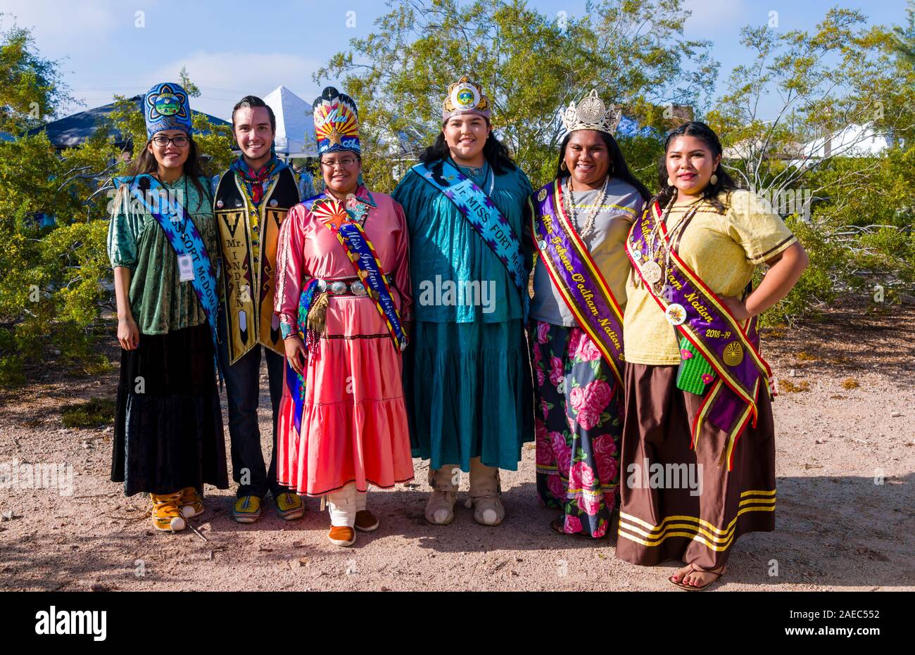 Pueblo Grande Mercato Indiano Royalty Foto Stock