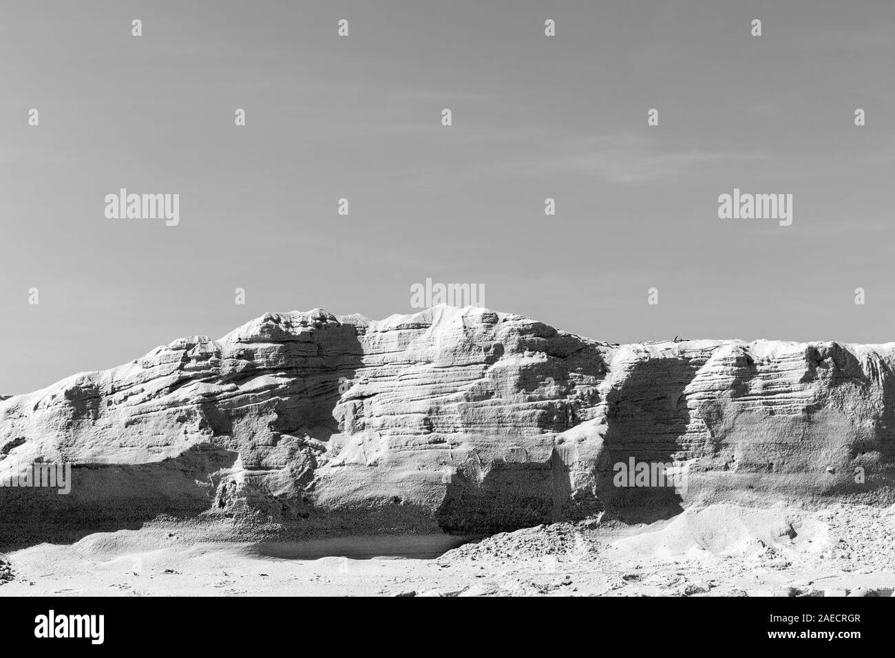 Duenen, Strand, erosione, dettaglio Hoernum, Sylt Foto Stock