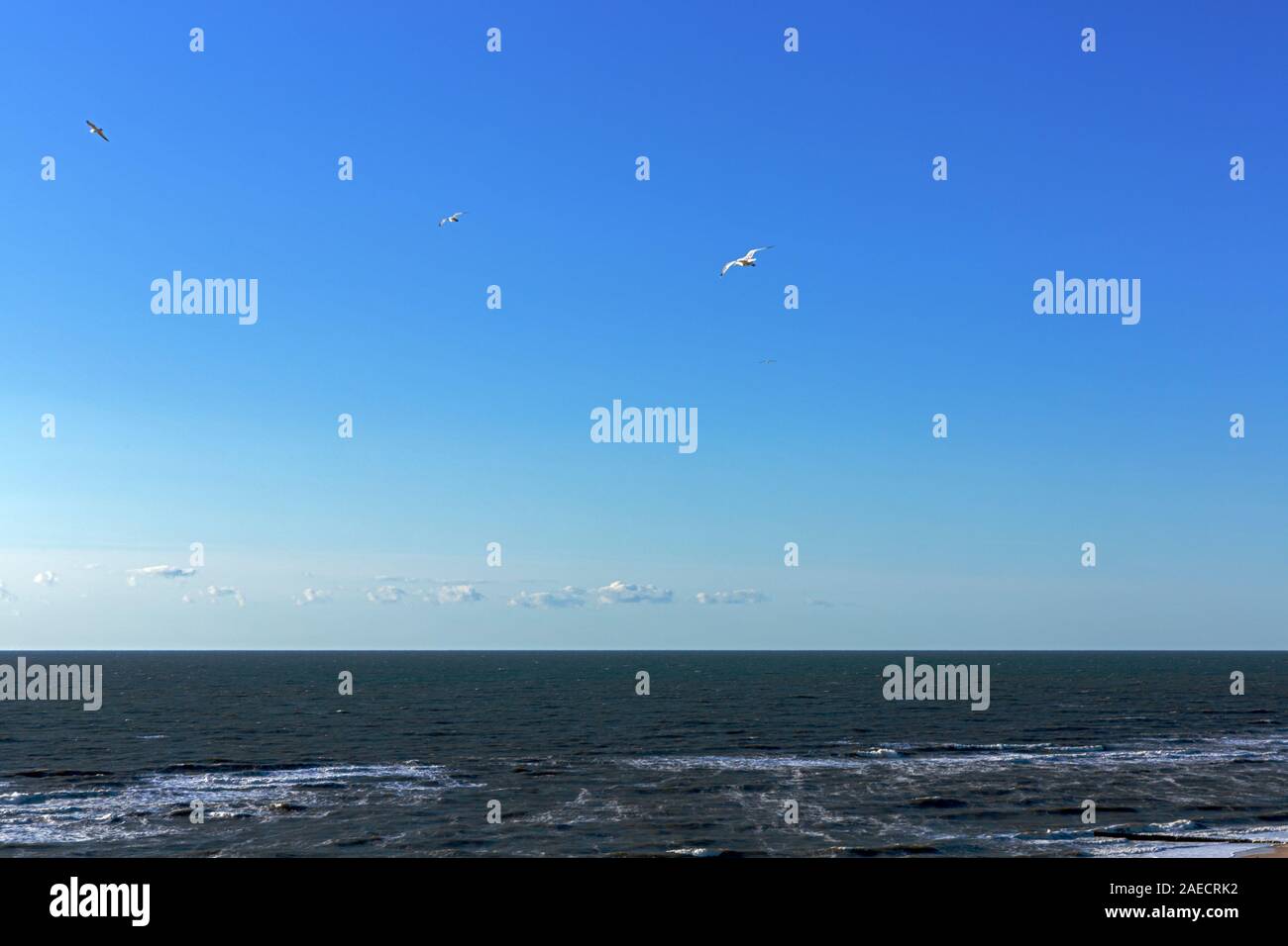 Meer, Strand, Horizont Foto Stock