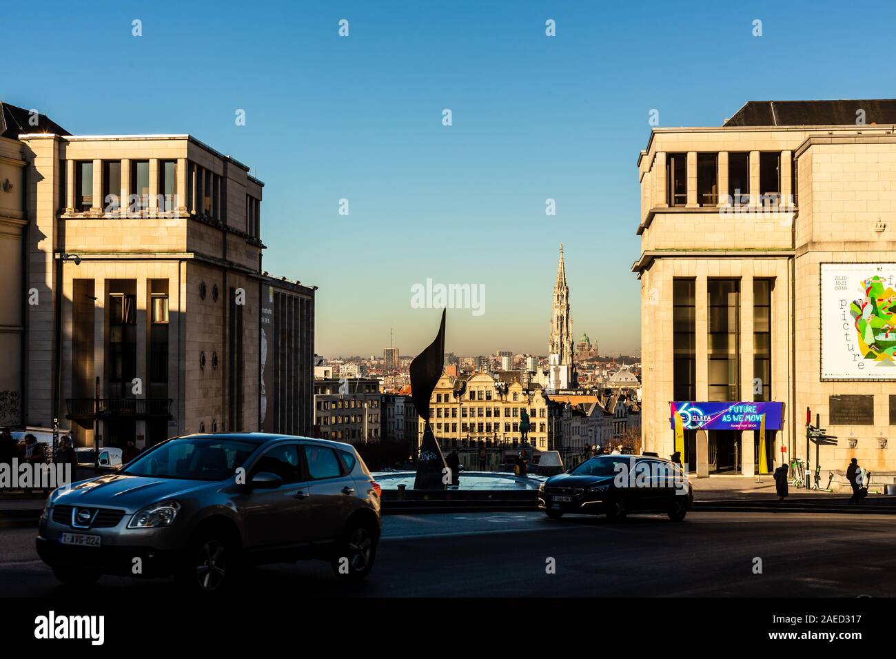 Bruxelles, Belgio, Vista panoramica Foto Stock